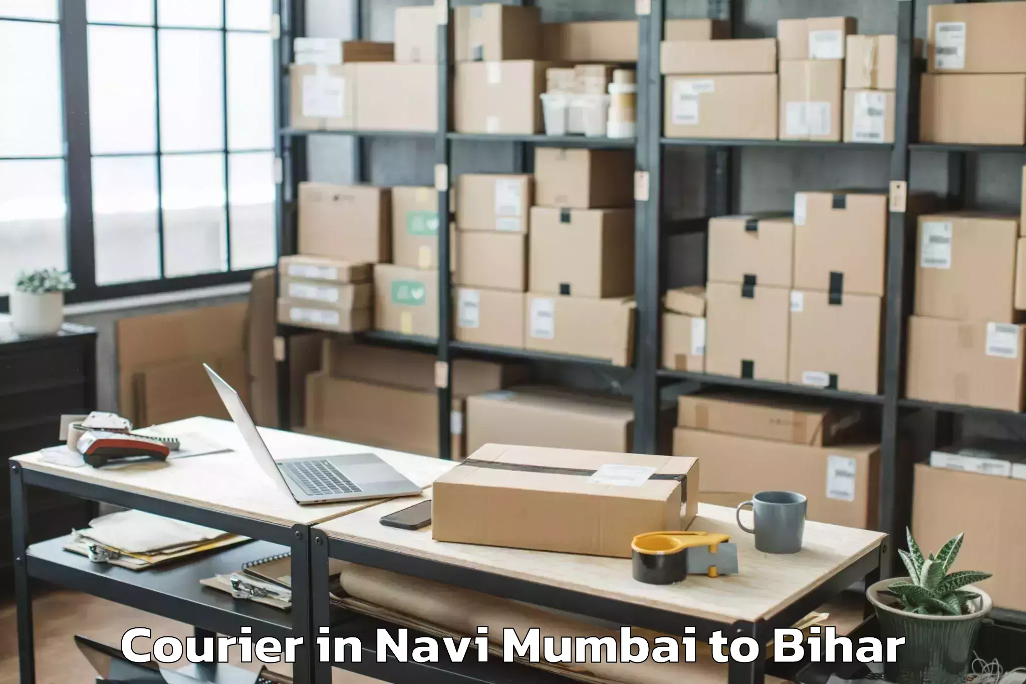 Navi Mumbai to Charaut Courier